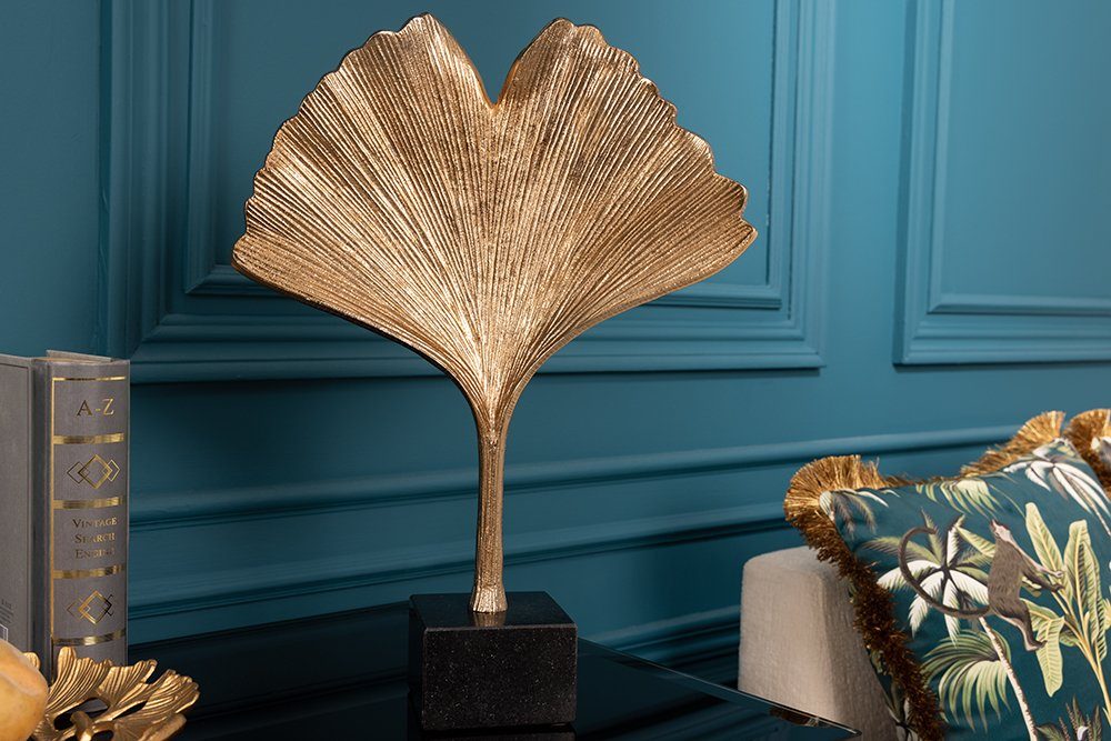 riess-ambiente Dekofigur GINKGO LEAF 44cm gold günstig online kaufen