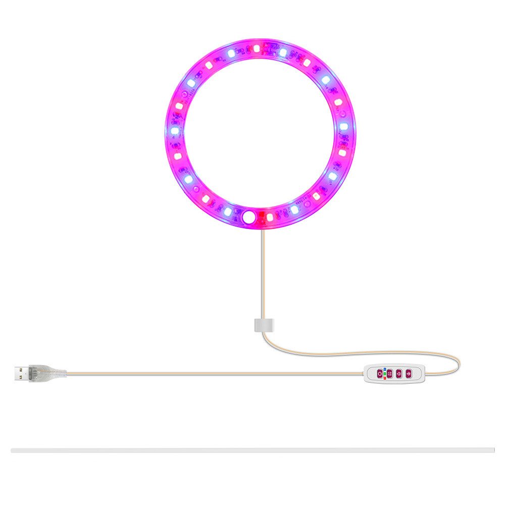 Qualra Pflanzenlampe LED Pflanzenlampe 1/2/3/4 Ring günstig online kaufen