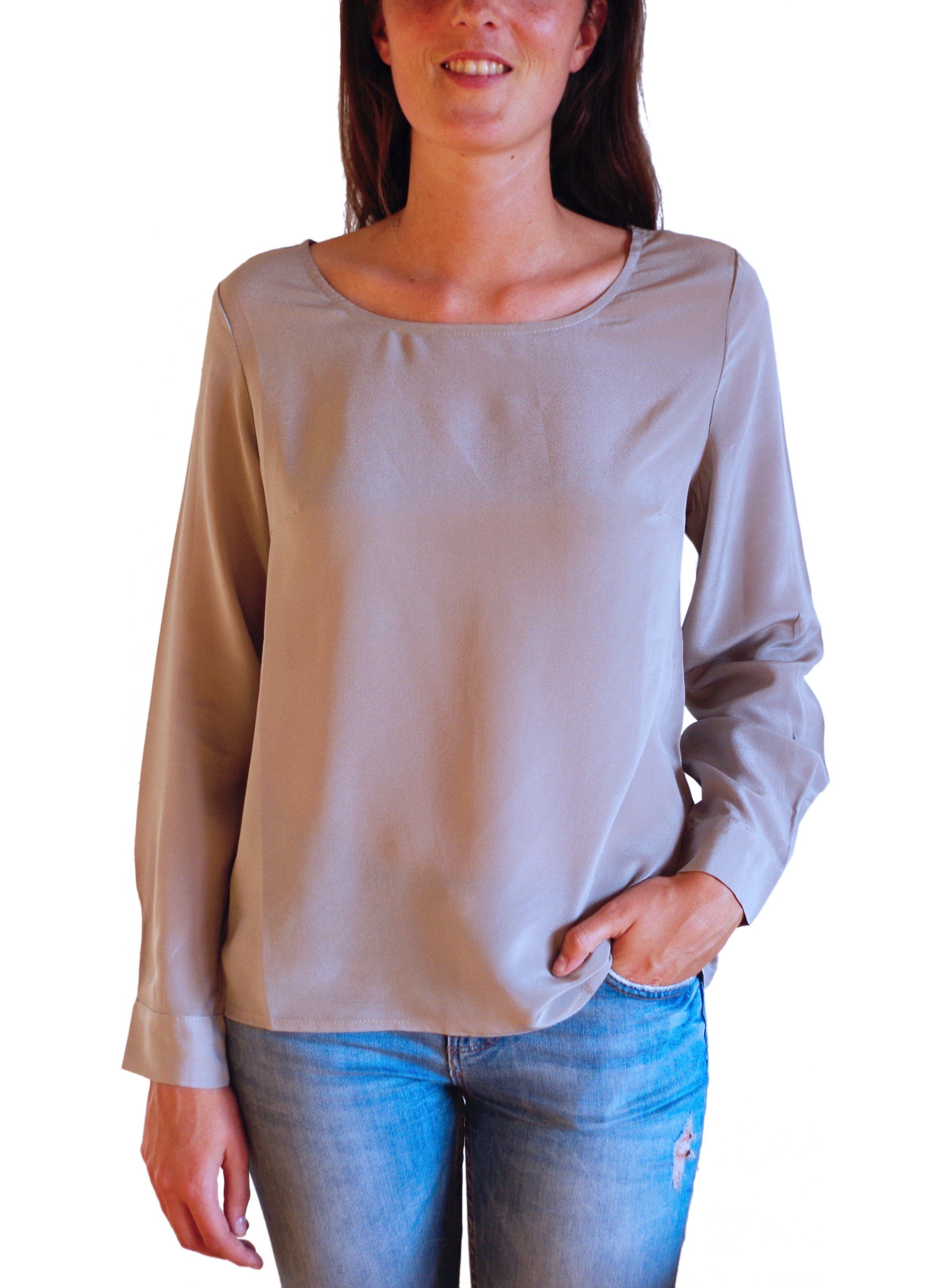 Posh Gear Seidenbluse Damen Bluse Rotondoseta aus 100% Seide günstig online kaufen