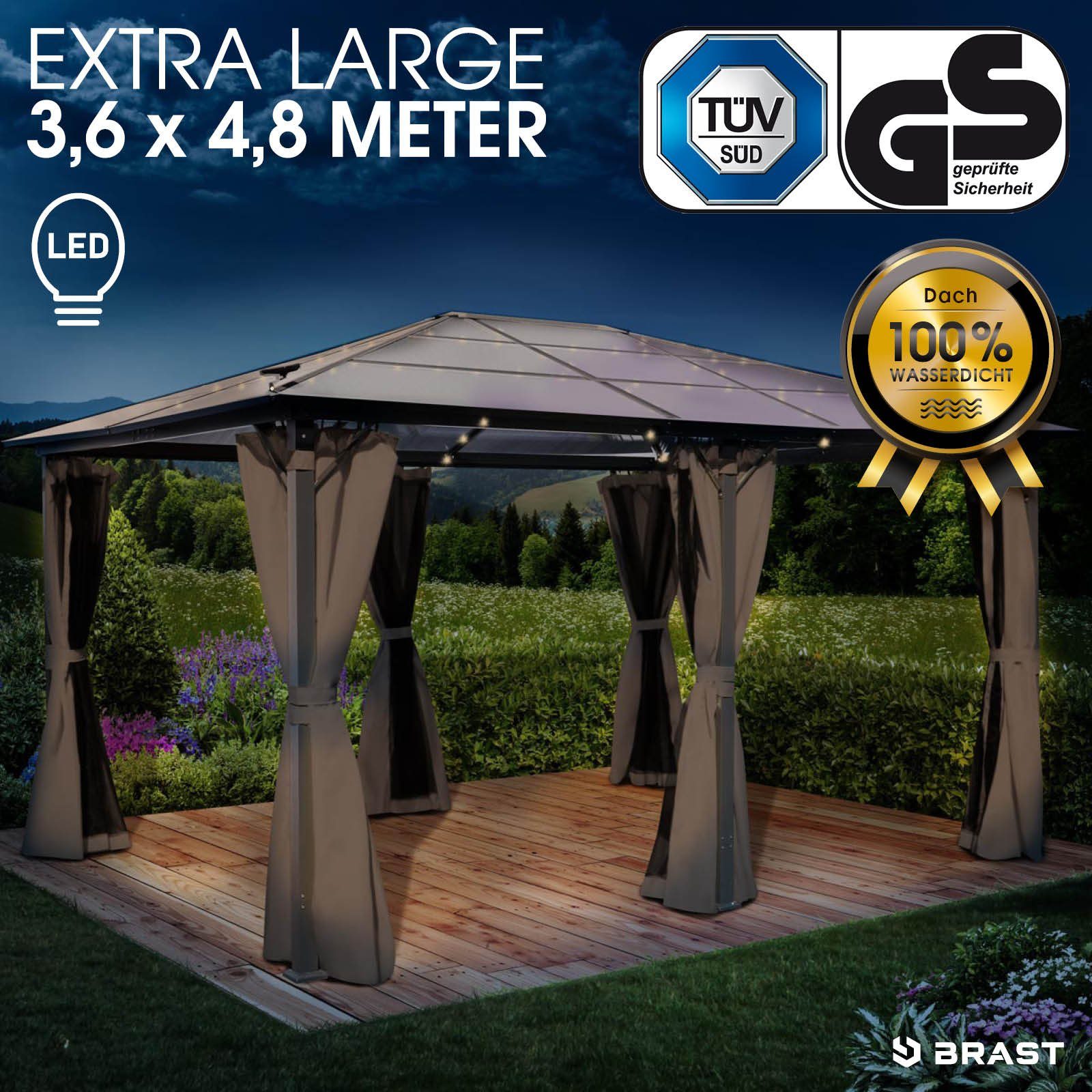 BRAST Pavillon Premium Aluminium Größen 3x4m günstig online kaufen