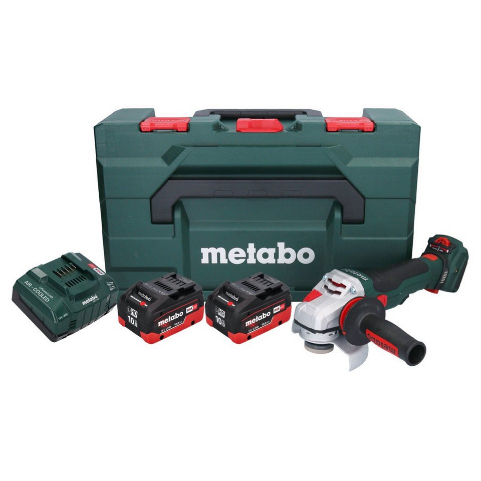 Thumbnail - metabo Winkelschleifer WVB 18 LTX BL 15-125 Quick Winkelschleifer 125mm + 2 Akku 10Ah + Lader