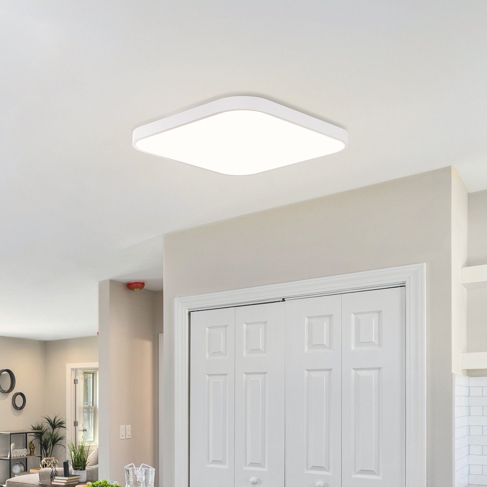 Nettlife LED Panel Deckenleuchte Badezimmer Quadrat günstig online kaufen