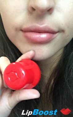 MAVURA Lip-Booster MAVURA LipBoost Lippen-Booster mit Sofort-Effekt -, Lip Plumber Lip Enthancer Lippenbooster Rot Universalgröße