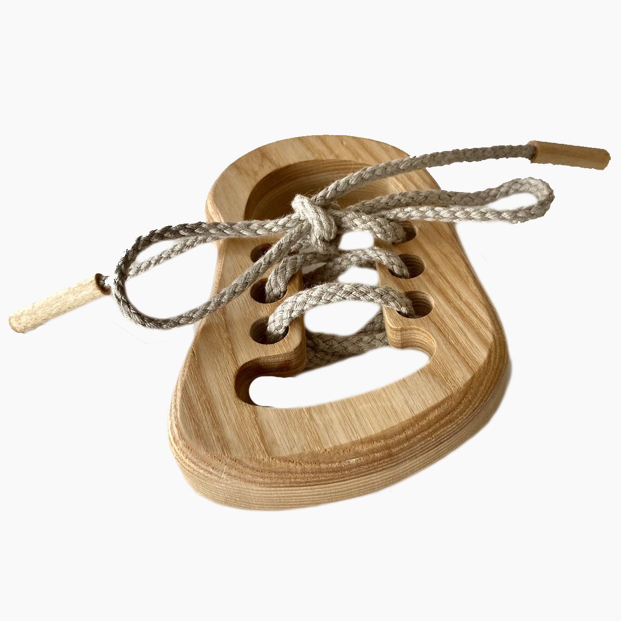 Lotes Toys Lernspielzeug Holz Fädelspiel Schuh (packung, 1-St., spar saet), Fördern Sie spielerisch die Entwicklung