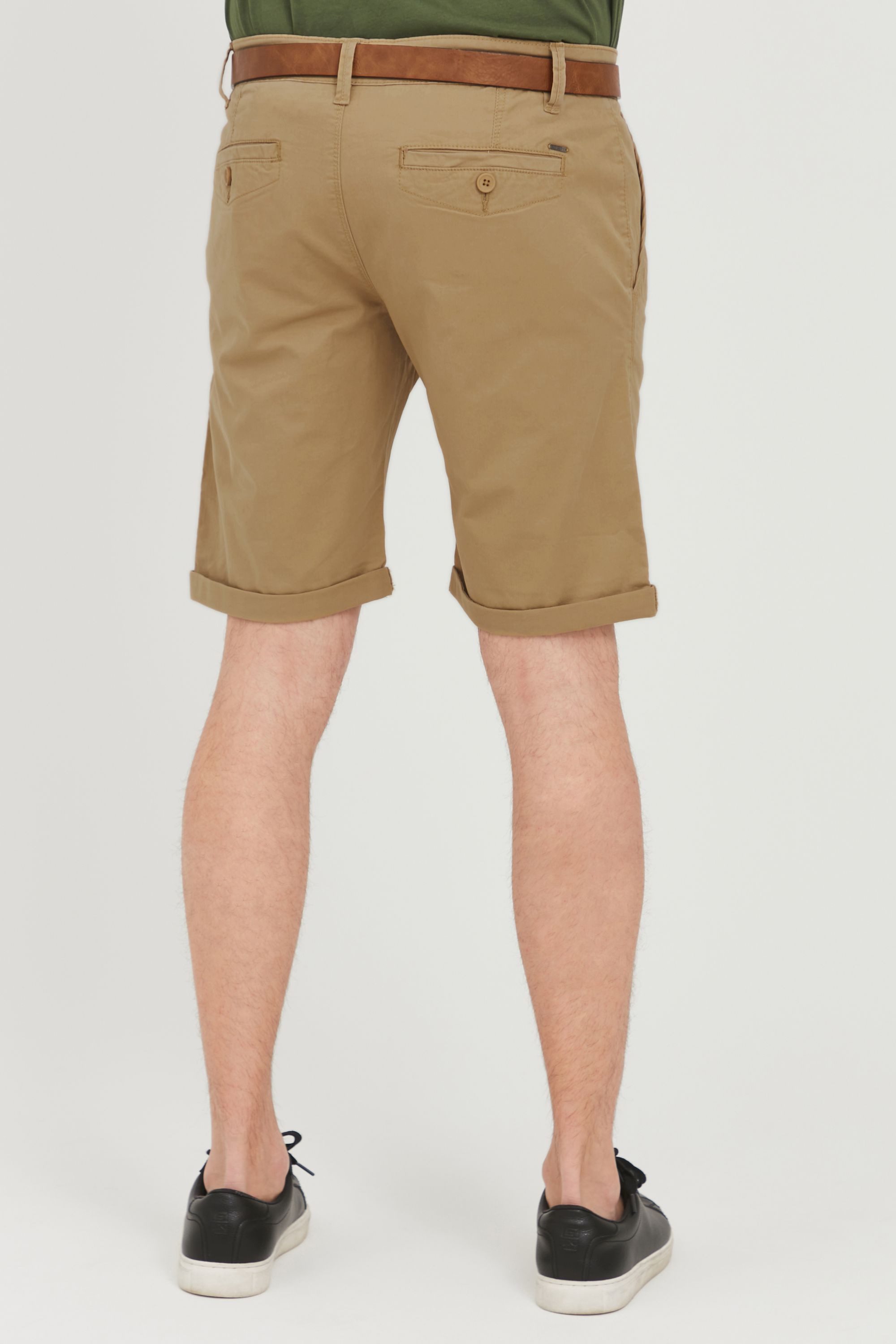 Indicode Chinoshorts IDTenefa Chino Shorts mit Gürtel