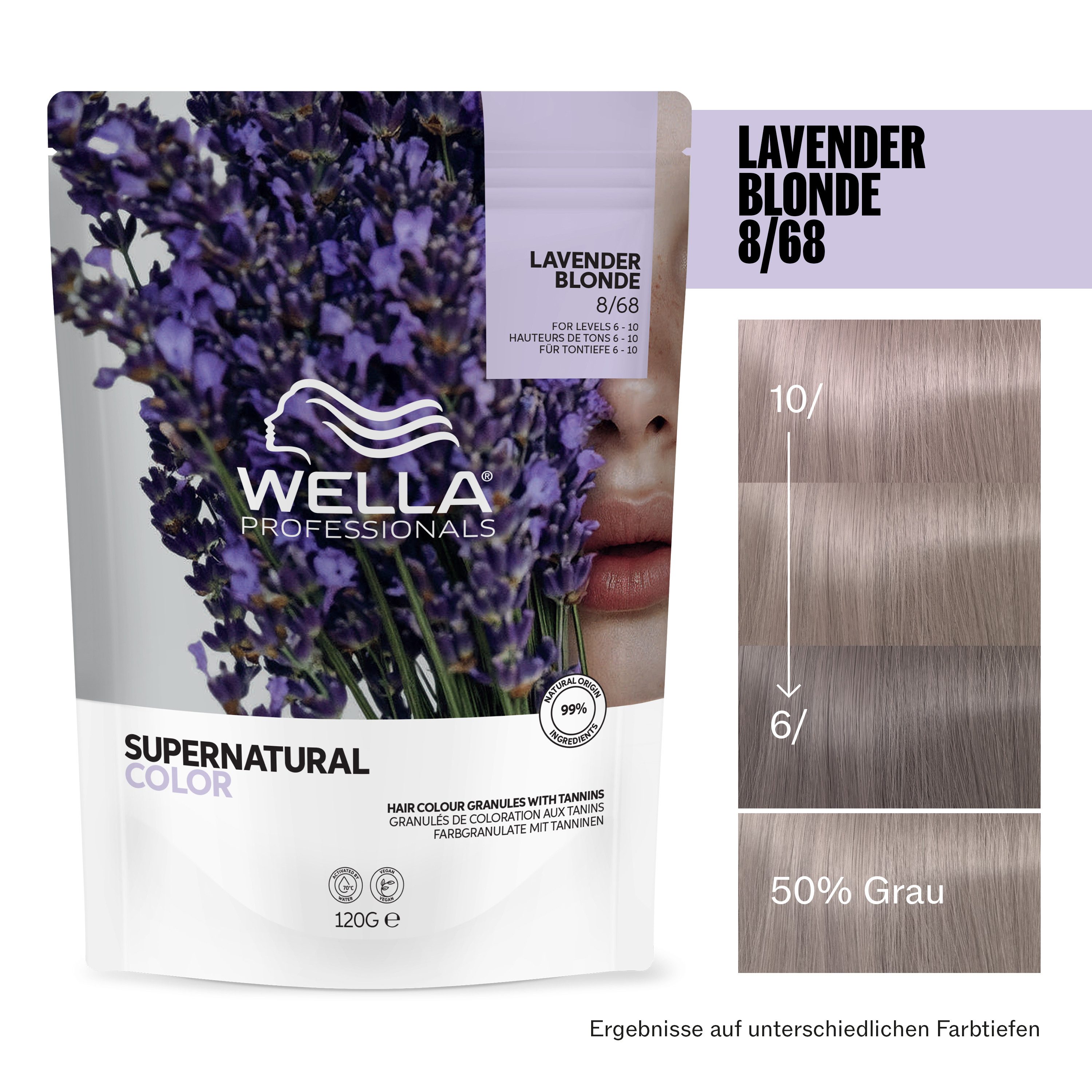 Wella Professionals Haarfarbe Supernatural Color - natürliche Haarfarbe zum Anmischen, 91% - 100% Inhaltsstoffe natürlichen Ursprungs