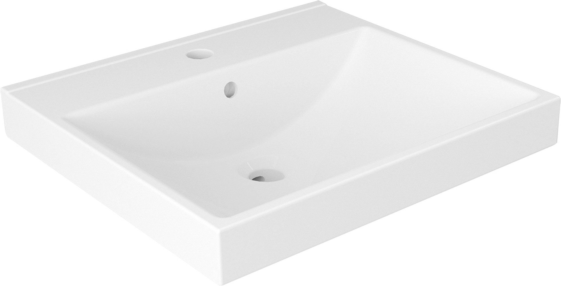 welltime Einbauwaschbecken Trento Deluxe, Mit Nano Glasur in 51,61,81,101 und 121cm erhältlich.