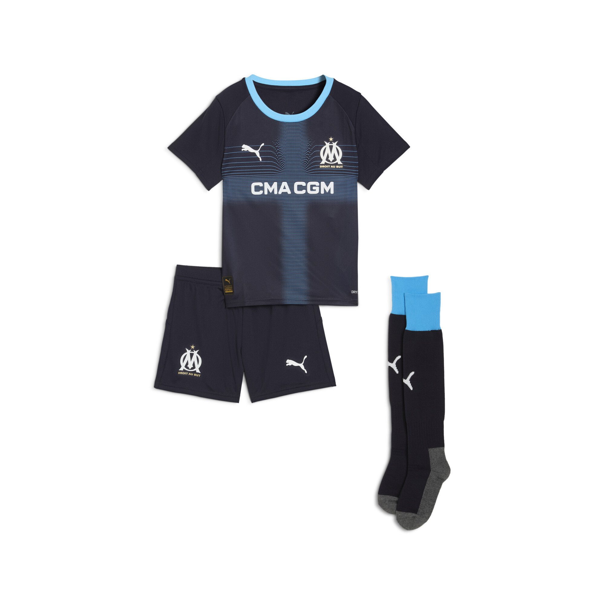 PUMA Trainingsanzug Olympique de Marseille 25/26 Auswärtstrikot-Minikit Kinder