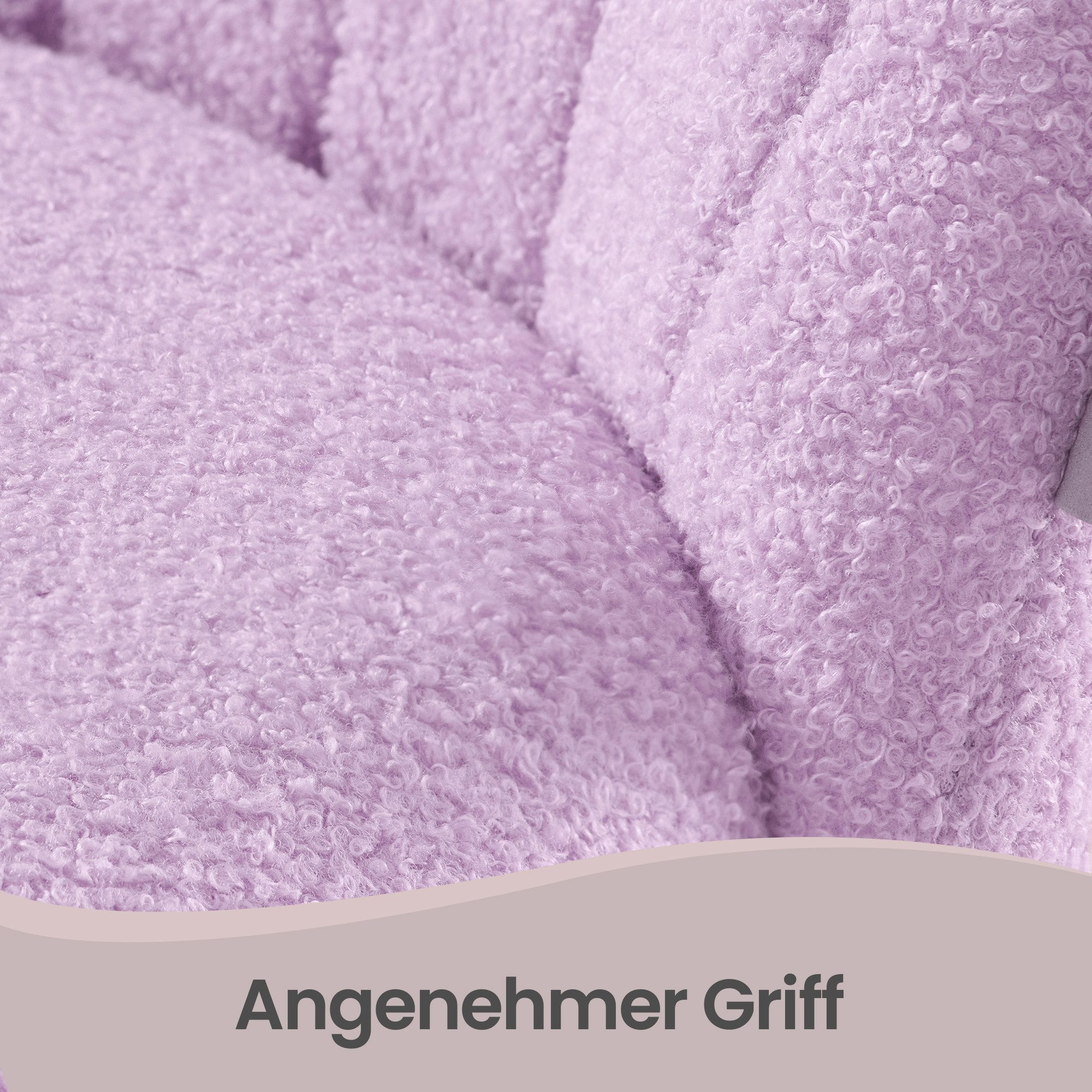 SONGMICS Bürostuhl Homeoffice-Stuhl, Schminkstuhl aus Fleece, Schreibtischstuhl, Schaumstoffpolsterung, höhenverstellbar, für Arbeitszimmer – Bild 4 von 5