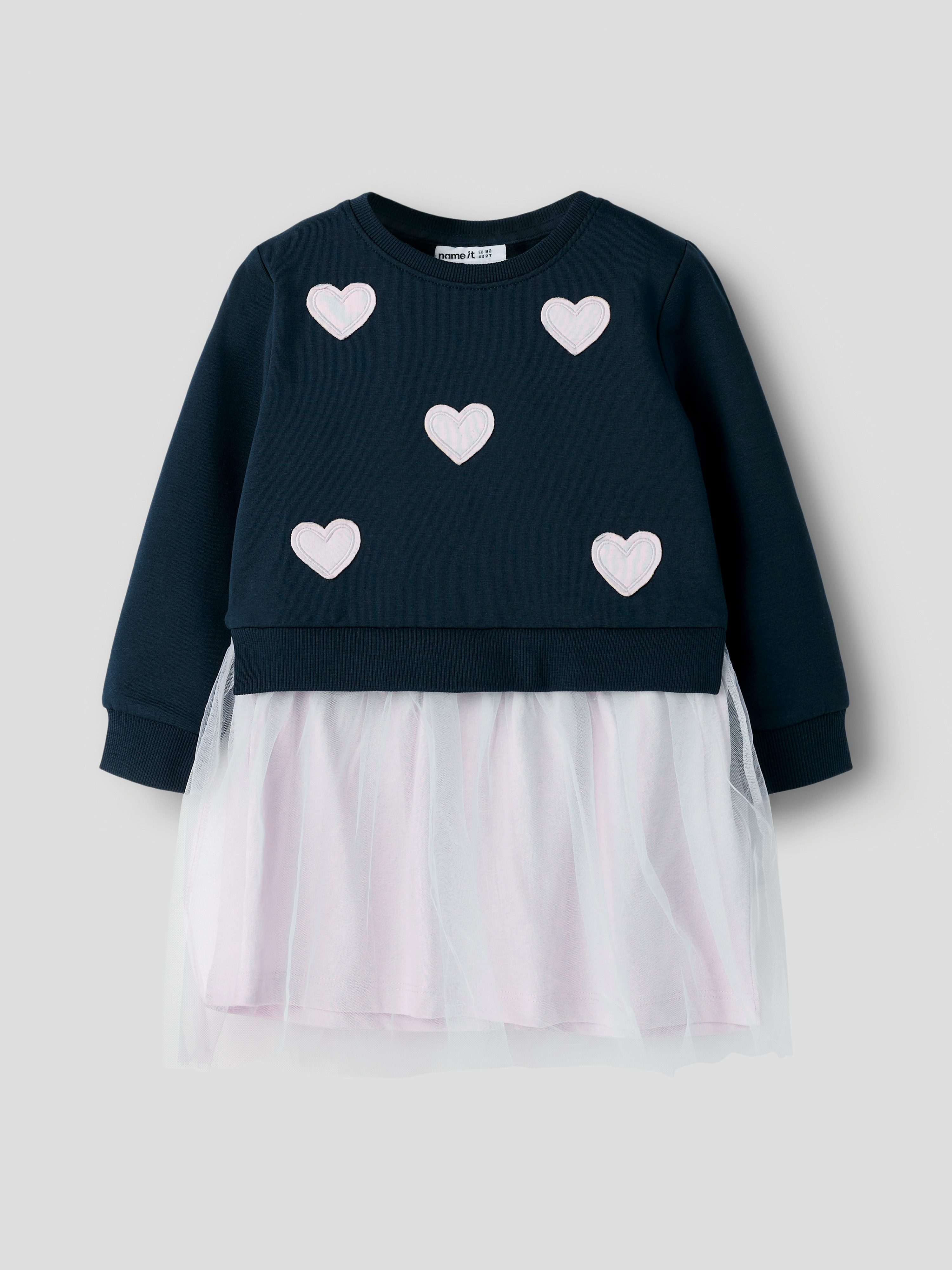 Name It Minikleid NMFBIANJA SWEAT DRESS BRU – Bild 2 von 4