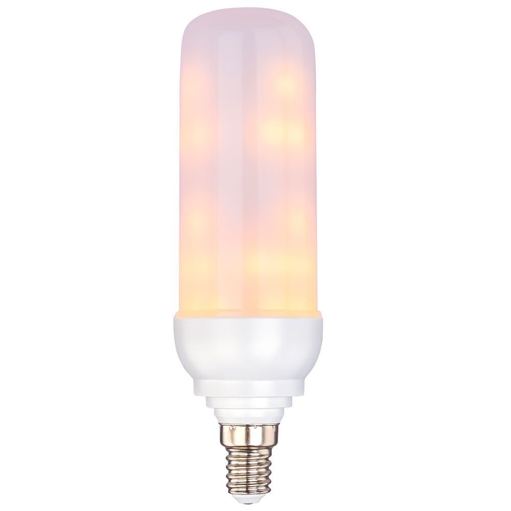 E14 LED-Leuchtmittel, Globo Leuchte Flacker Effekt Leuchtmittel Lampe Feuer LED Flammen