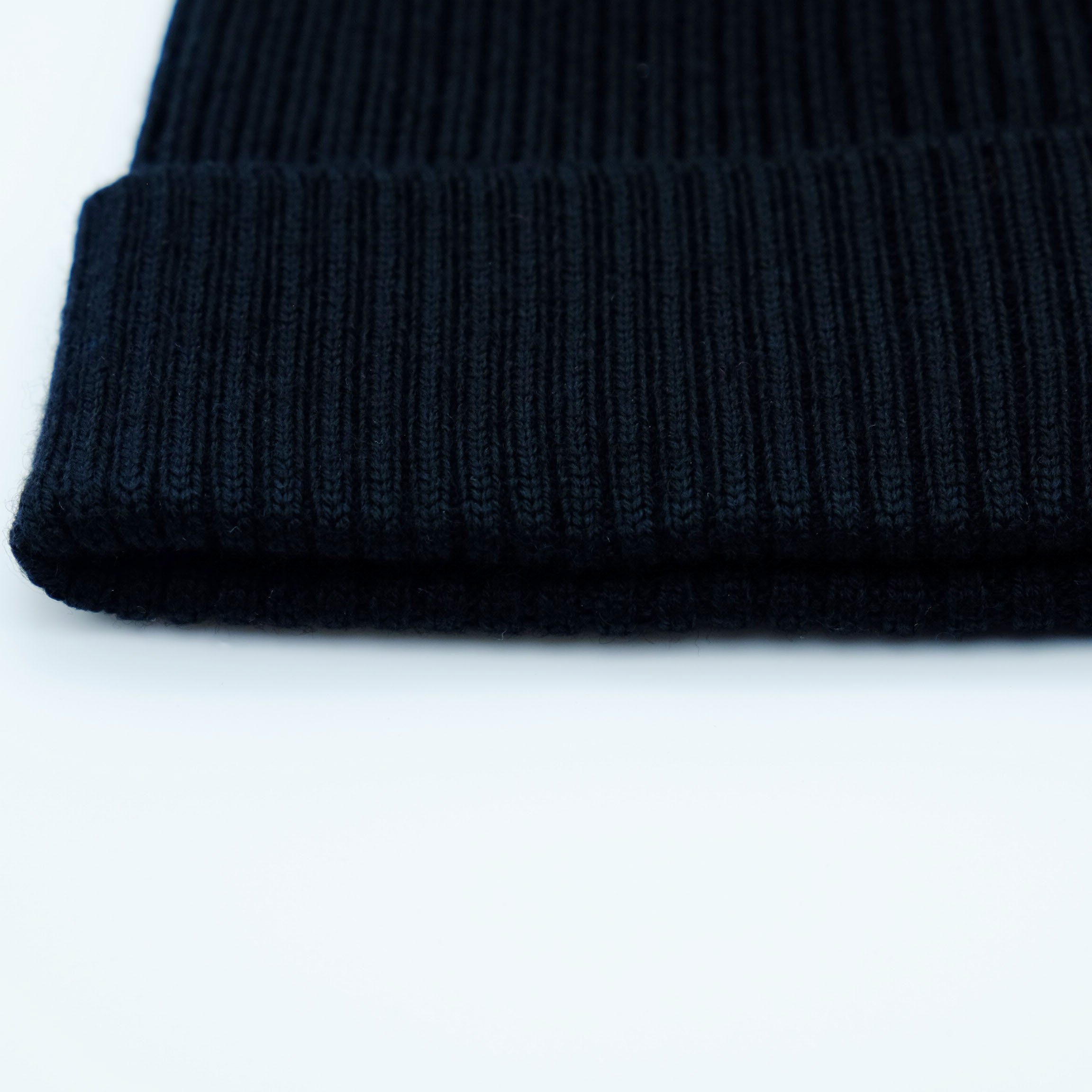 BEAZZ Strickmütze Wintermütze warm WOLLE weich 100% Feinstrick, Wollmütze und schwarz Merino Damen