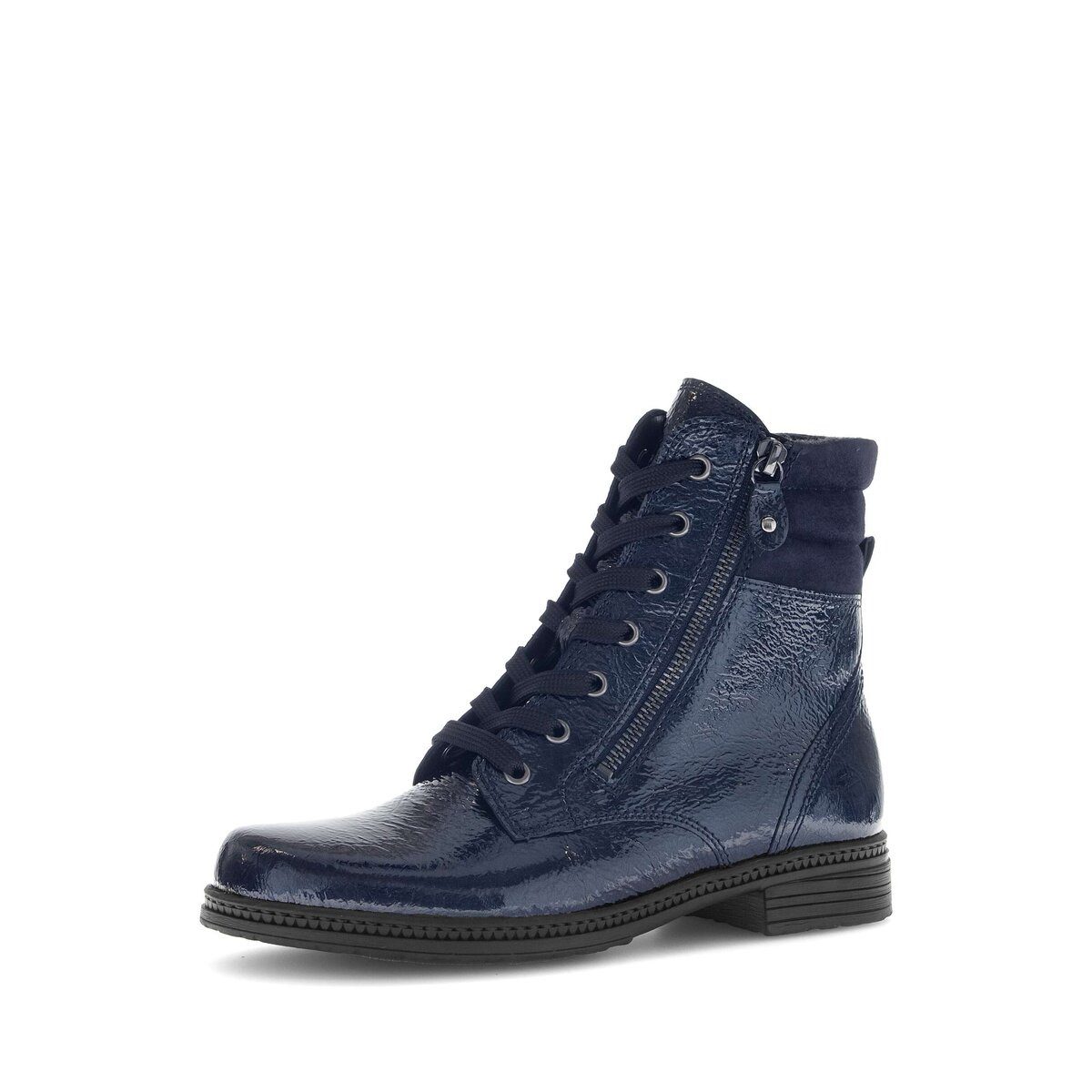 Gabor Schnürstiefelette Materialmix Leder Schnürstiefelette günstig online kaufen