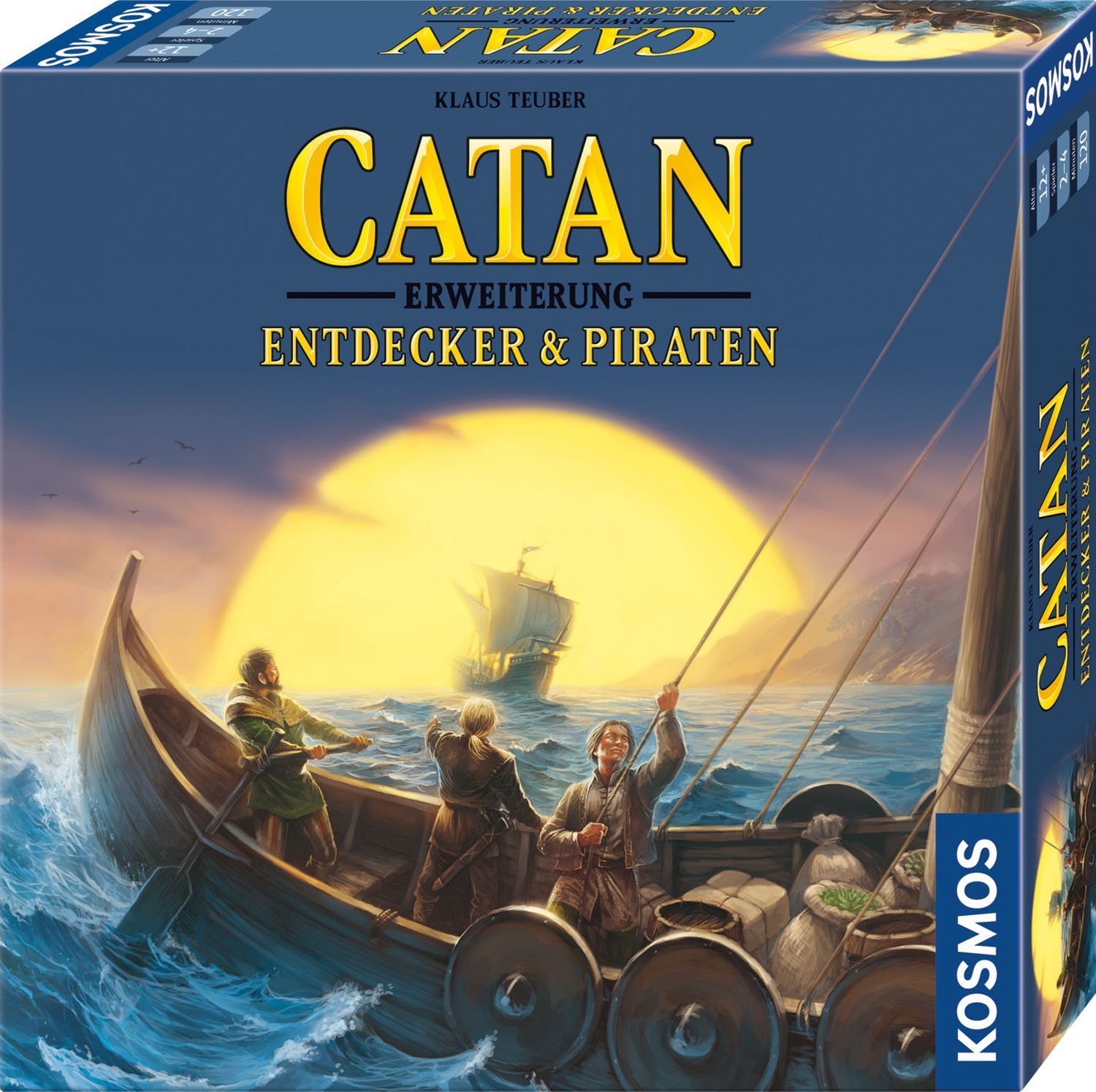 Kosmos Spiel, Erweiterung, Catan - Entdecker & Piraten 2-4 Ігриr - Editon 2022, Made in Germany