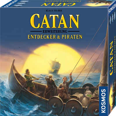 Kosmos Spiel, »Erweiterung, Catan - Entdecker & Piraten 2-4 Spieler - Editon 2022«, Made in Germany