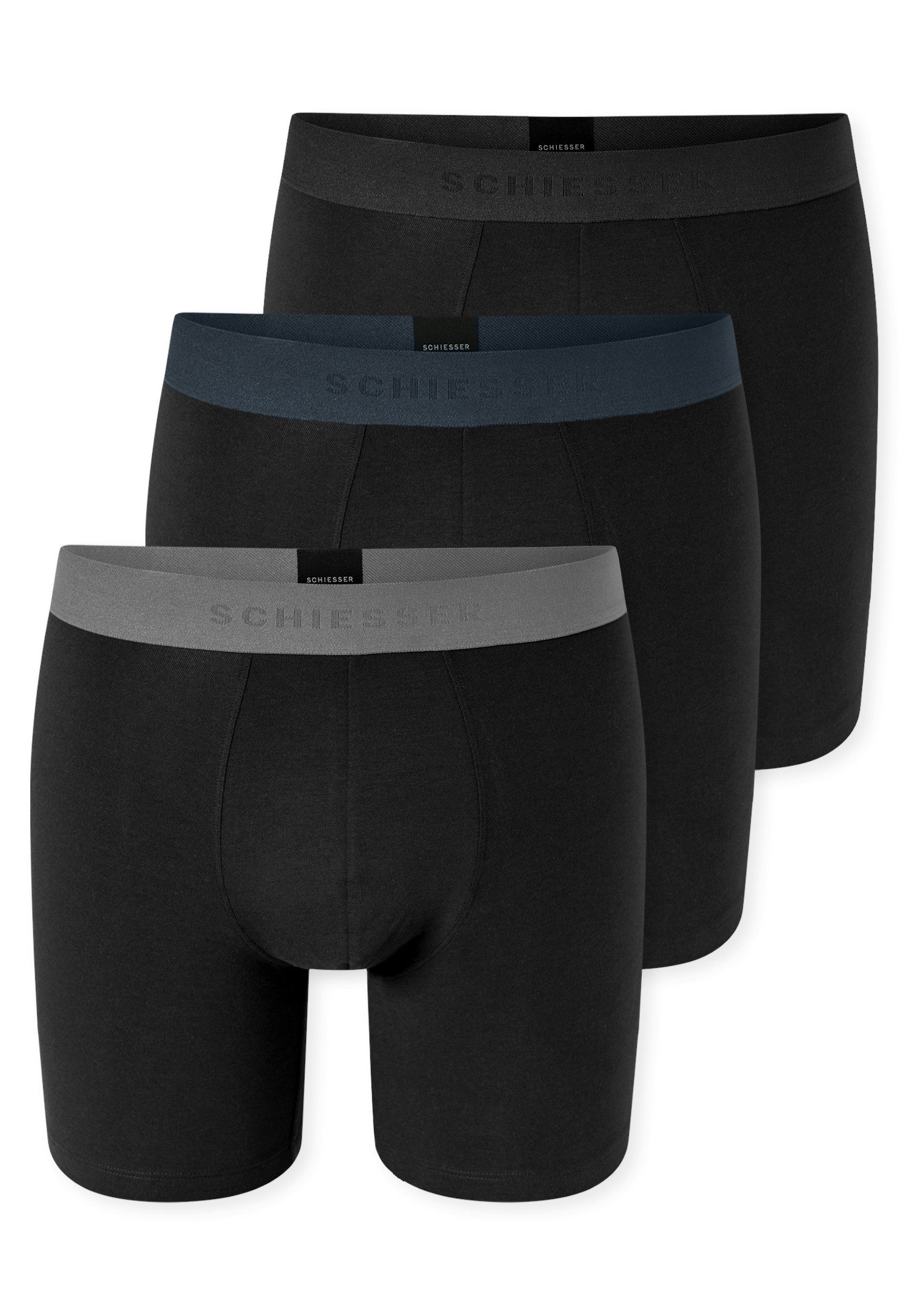 Schiesser Langer Boxer (3er Pack)