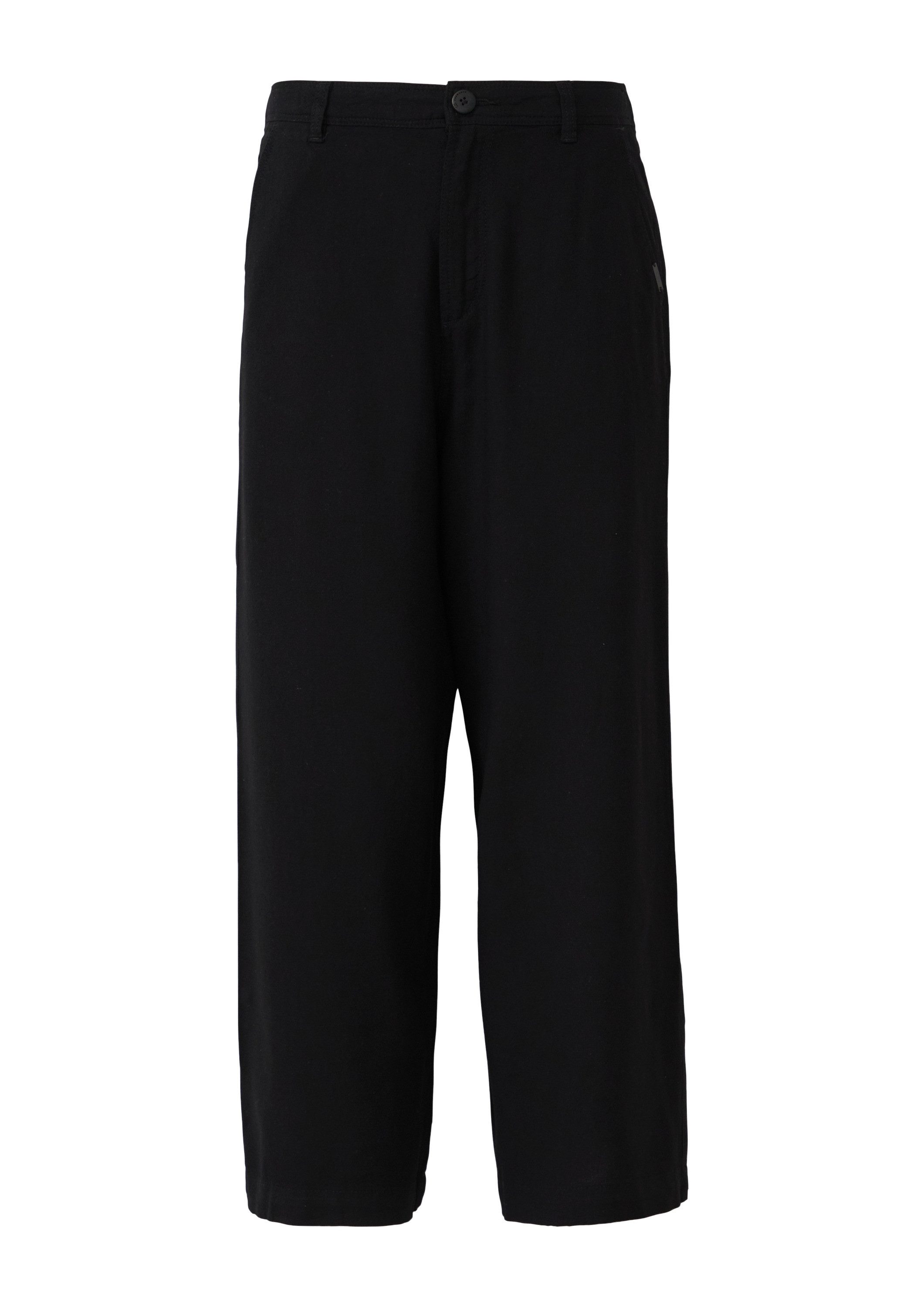 QS Chinos Hose Culotte aus Leinenmix günstig online kaufen