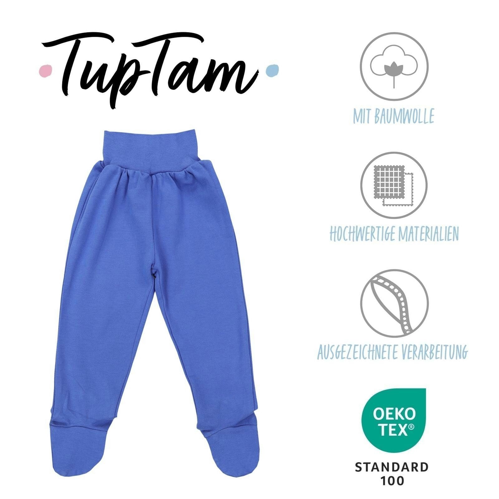 TupTam Strampler TupTam Baby Jungen Strampelhose mit Fuß 3er Pack – Bild 2 von 5