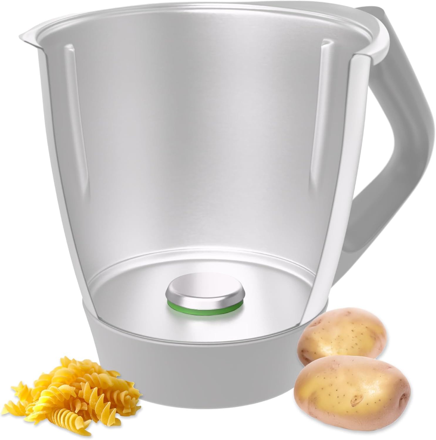 Wundermix Küchenmaschinen Zubehör-Set WunderCap® für Thermomix, Zubehör für TM7, TM6, TM5, TM31, Der revolutionäre Thermomix-Messerersatz