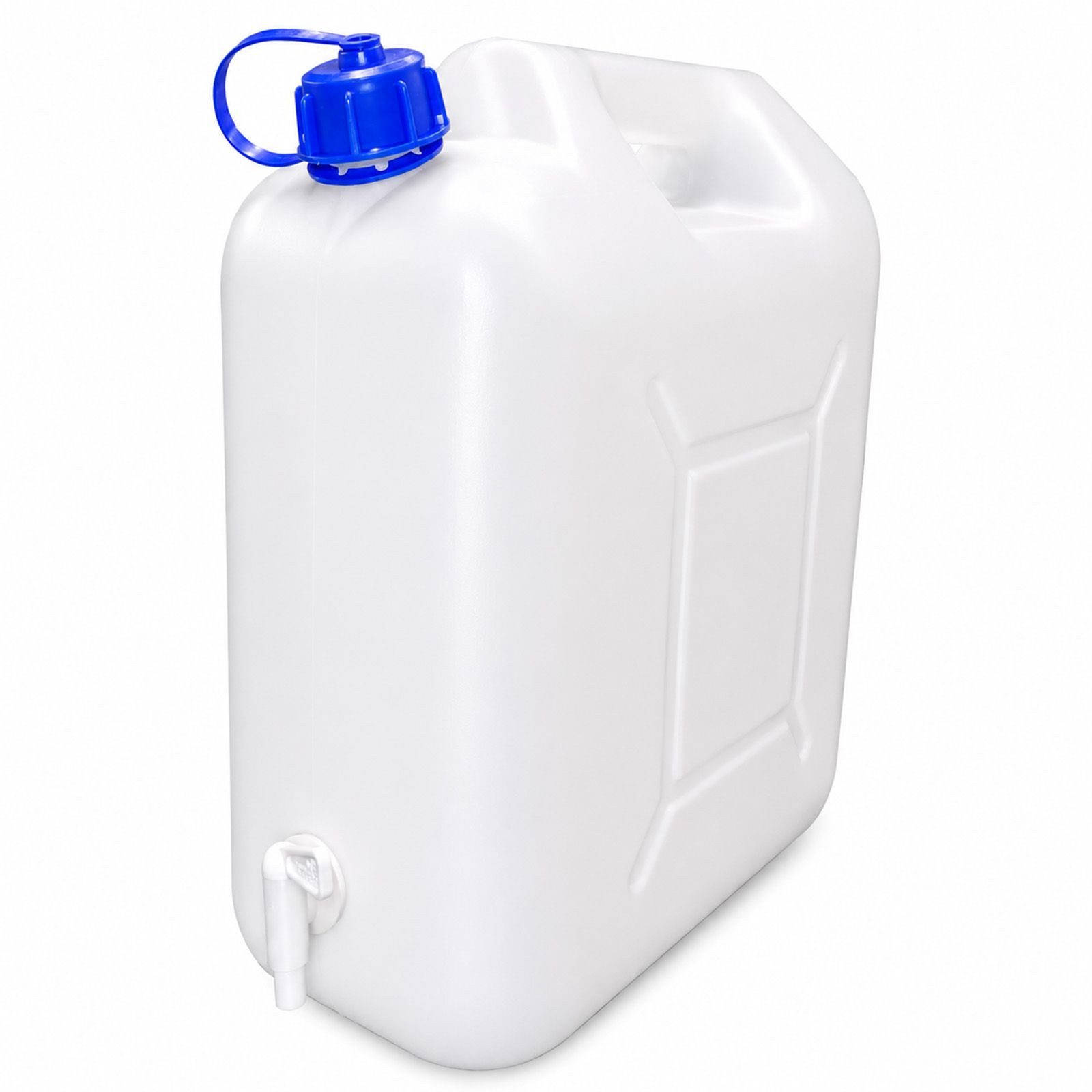 BURI Kanister 15 Liter Wasserkanister mit Zapfhahn lebensmittelecht leer dicht (1 St)