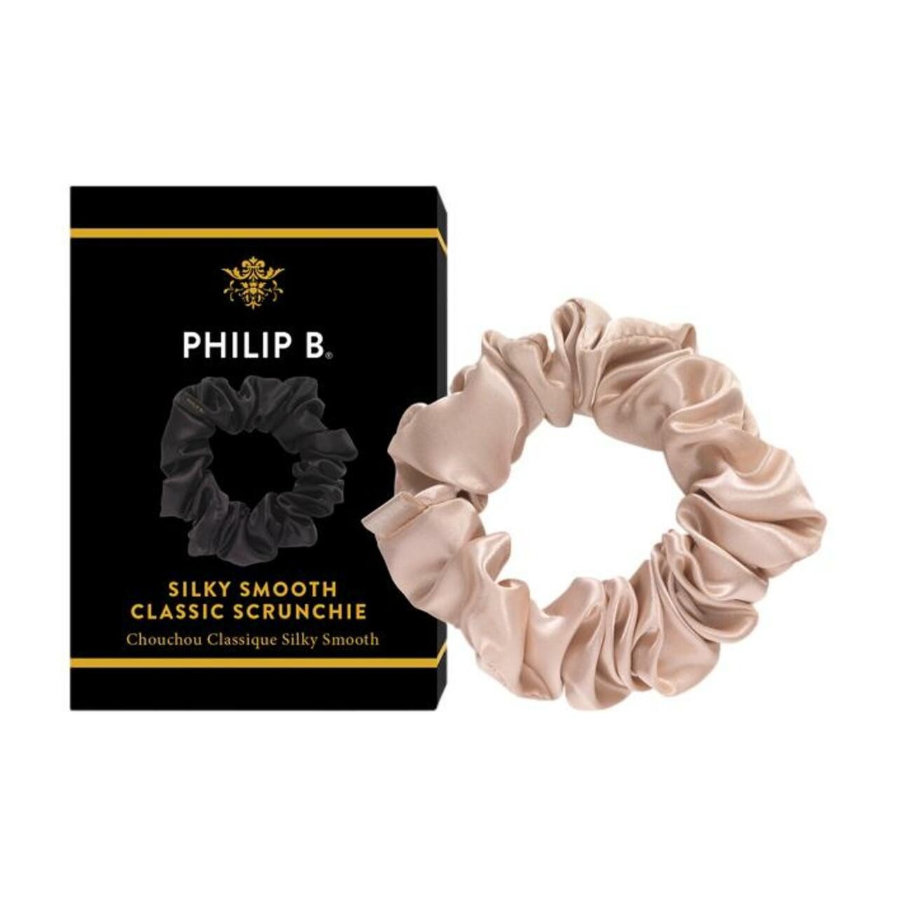 Philip B Haargummi Champagne Scrunchie, 1-tlg.