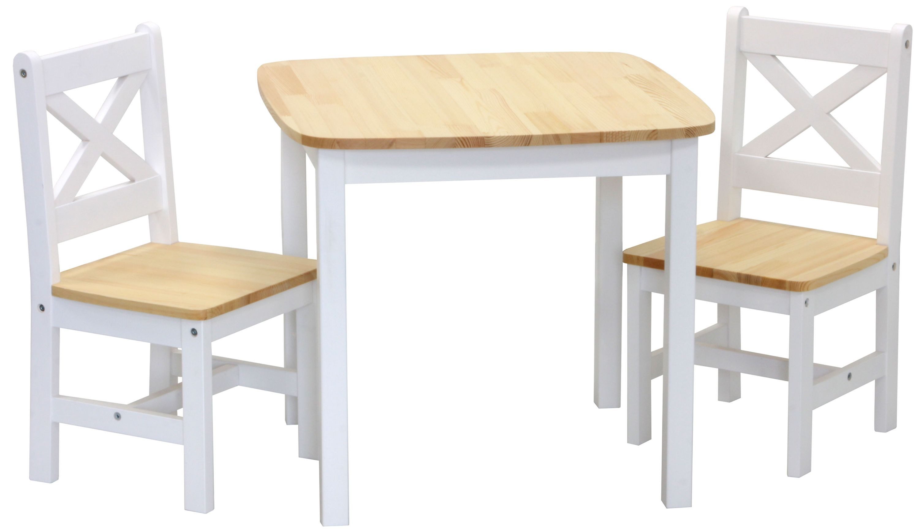 ib style Kindersitzgruppe XEN Kindermöbel Typ:2+1 Sitzgarnitur, (3-tlg), Sitzhöhe: 32cm empfohlen ab 3 Jahre