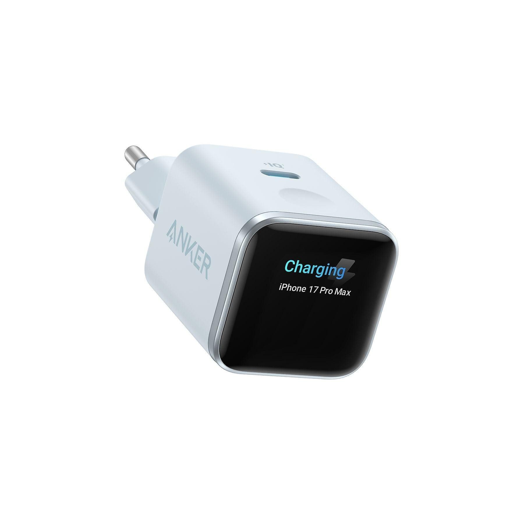 Anker Anker Nano Ladegerät 45W Ladestation (Kompakter 45W Akku mit Nano-Charcoal-Technologie)