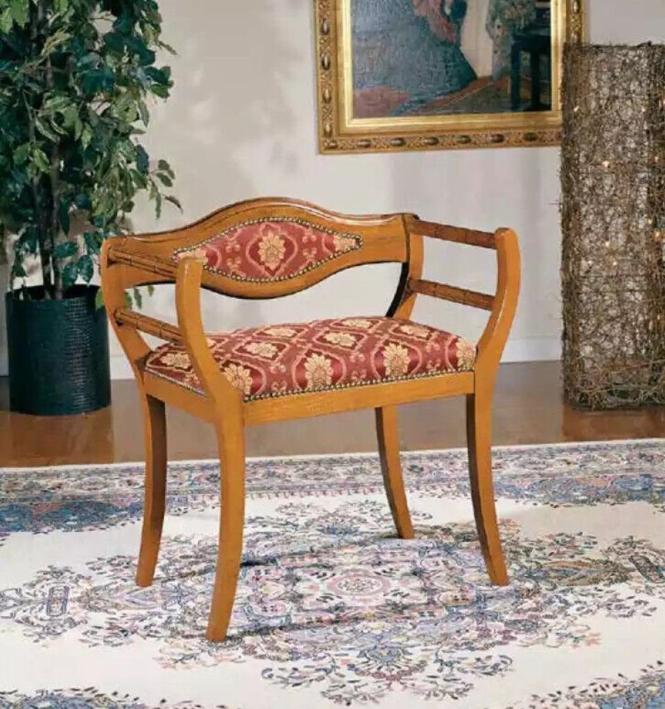 Stuhl St), Designer Polsterstuhl Stuhl in (1 Italy Telefon Textil Made JVmoebel Polster Sitz Sitzmöbel