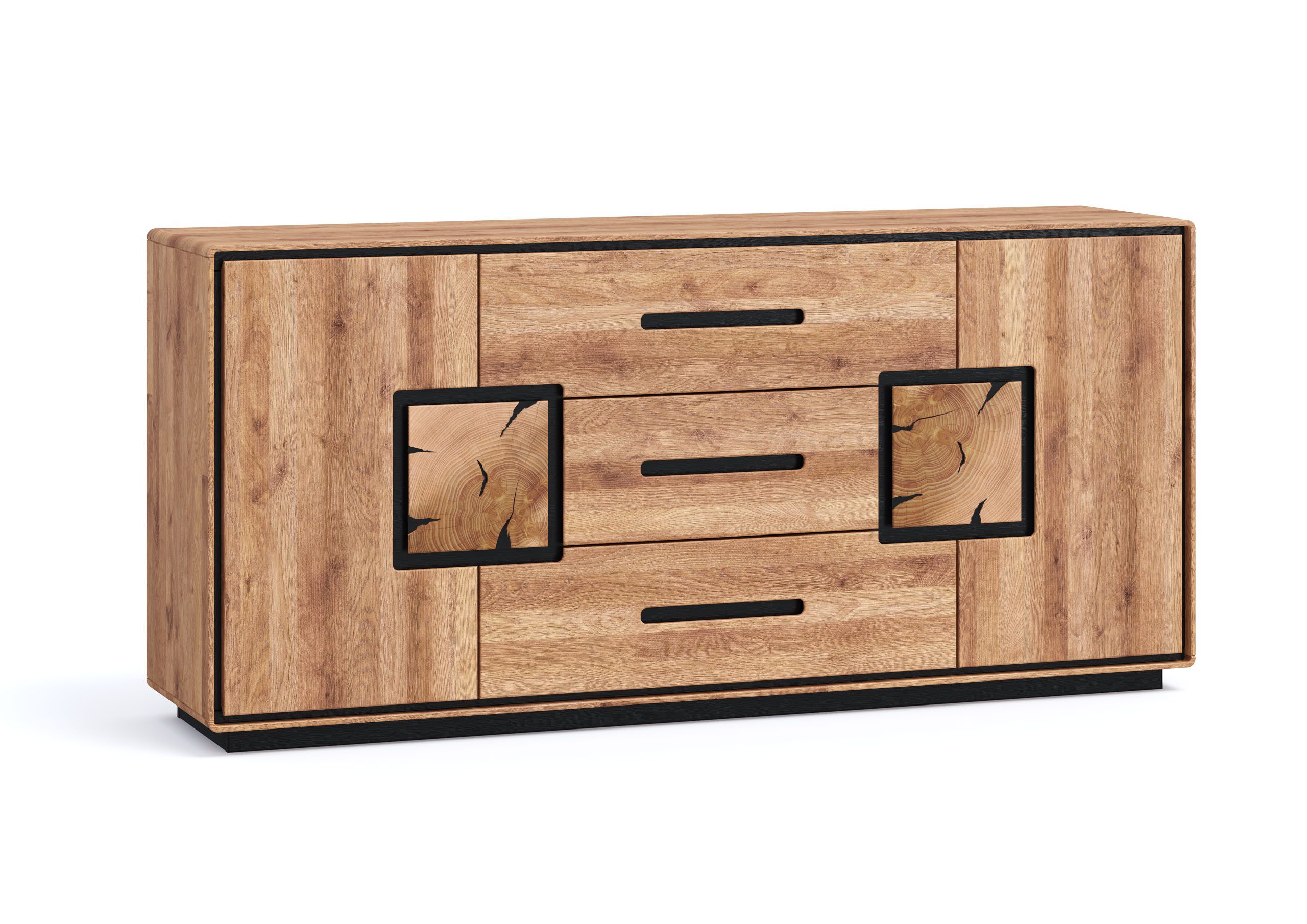 Sideboard Sideboard Kommode 165x77cm Wildeiche Zarah