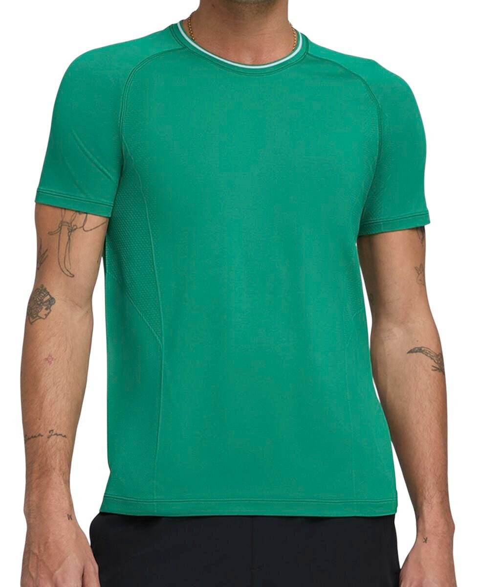 Wilson T-Shirt Crew Team Seamless grün Herren