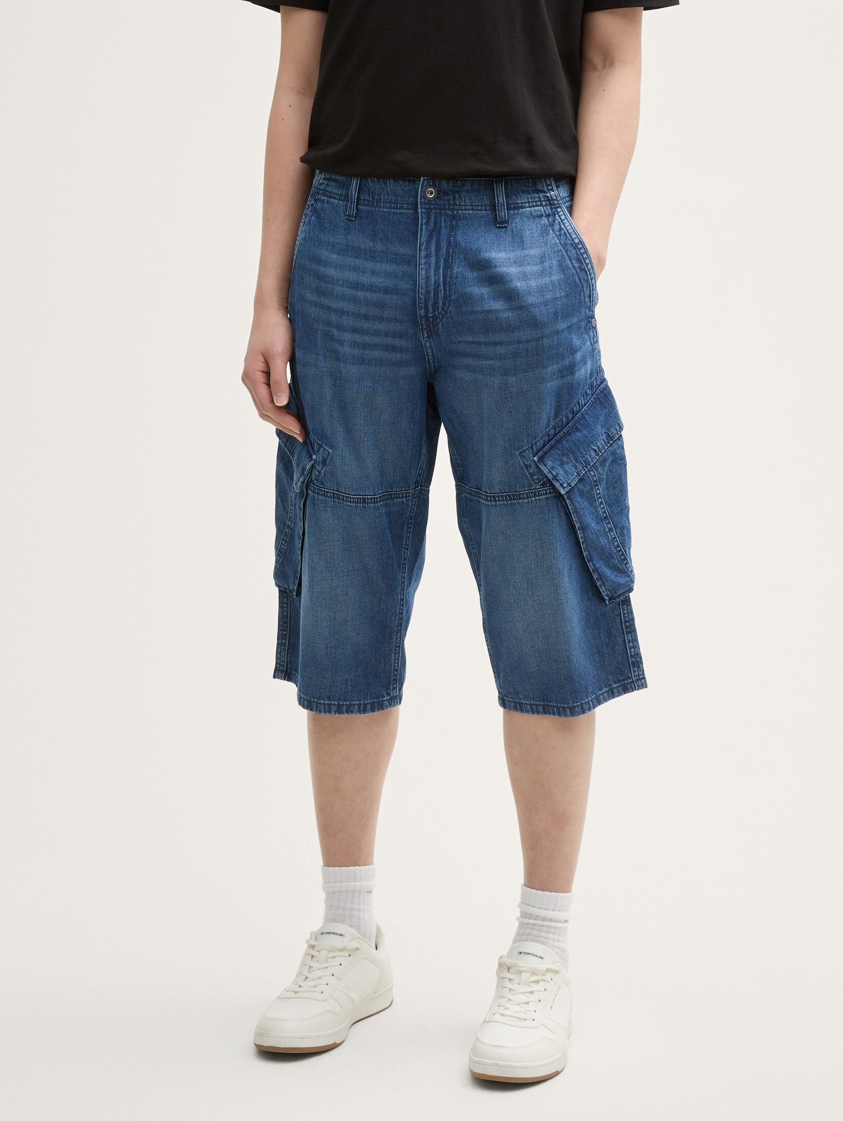 TOM TAILOR Джинсыshorts TTMORRIS RELAXED OVERKNEE Джинсы Шорты TTMORRIS RELAXED OVERKNEE Джинсы Шорты