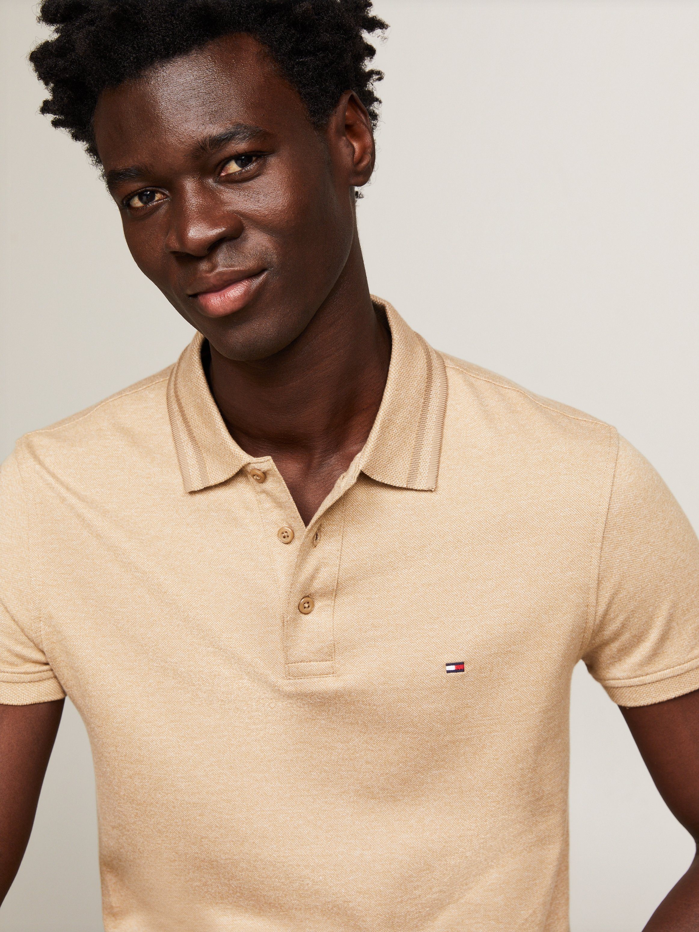 Tommy Hilfiger Poloshirt PRETWIST MOULINE SLIM günstig online kaufen