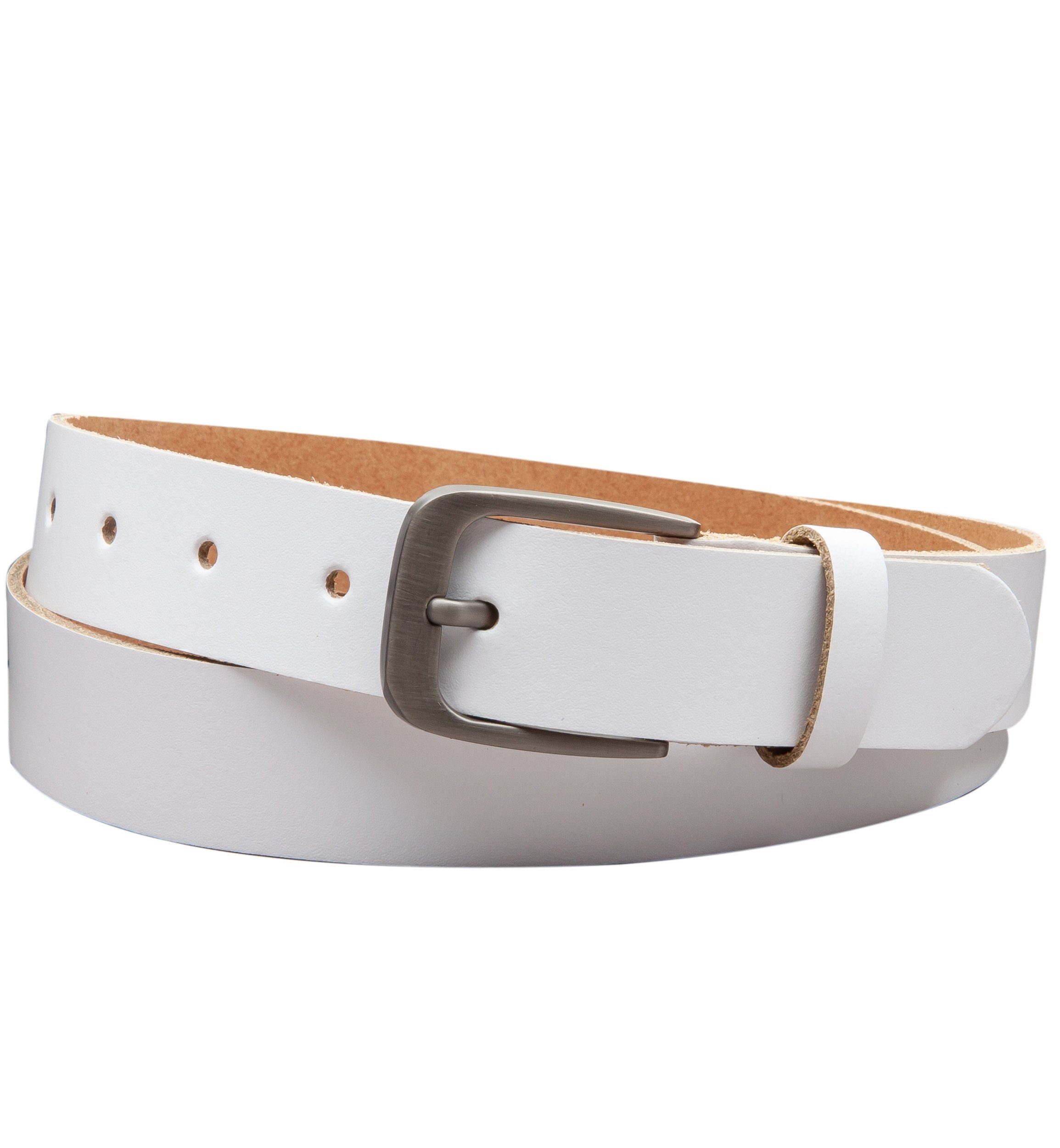 COLOGNEBELT Ledergürtel C19-SL Schlicht dennoch modern mit Dornschließe, MA günstig online kaufen