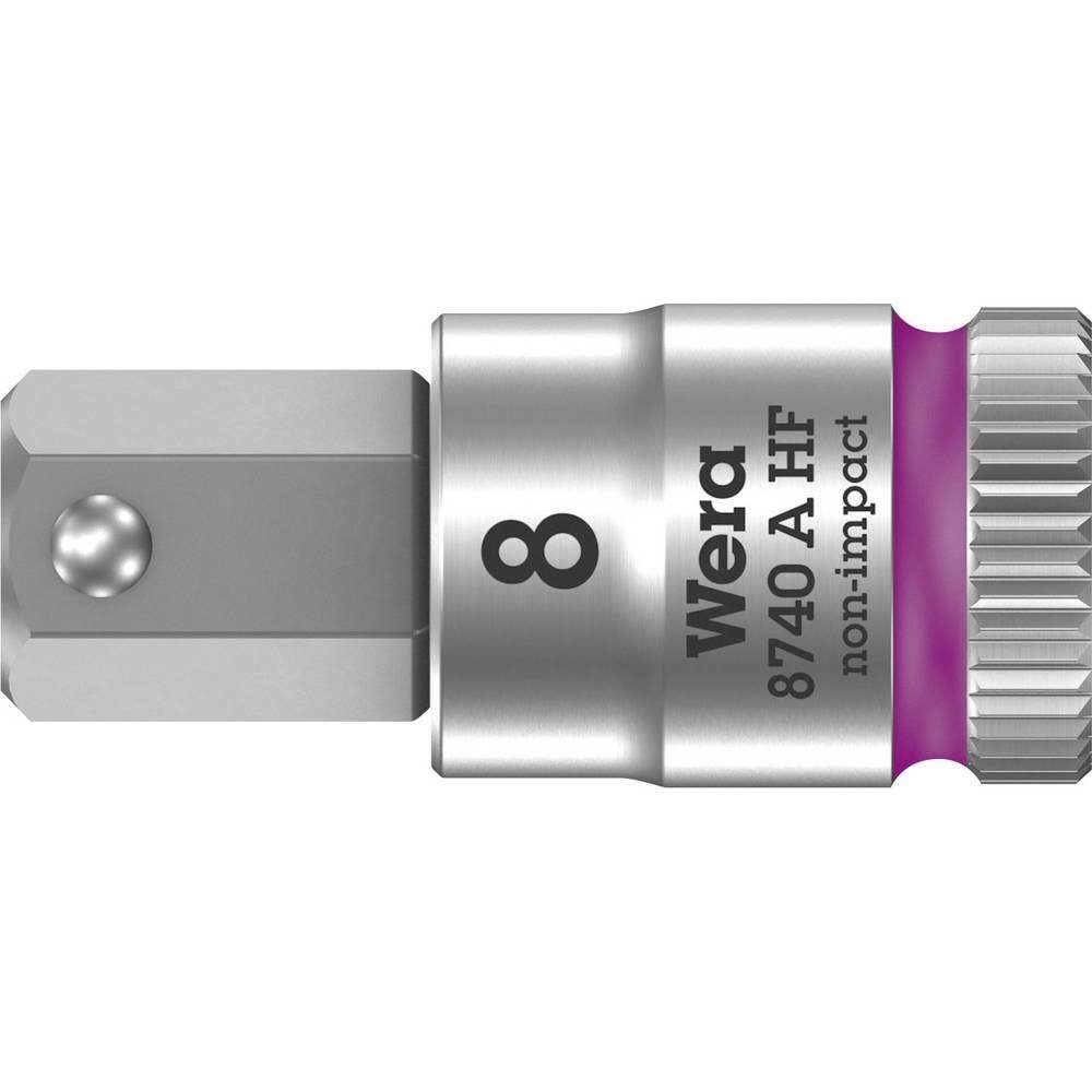 Wera Bit- und Steckschlüsselset Steckschlüssel-Bit-Einsatz1/4″, SW 8 05003339001