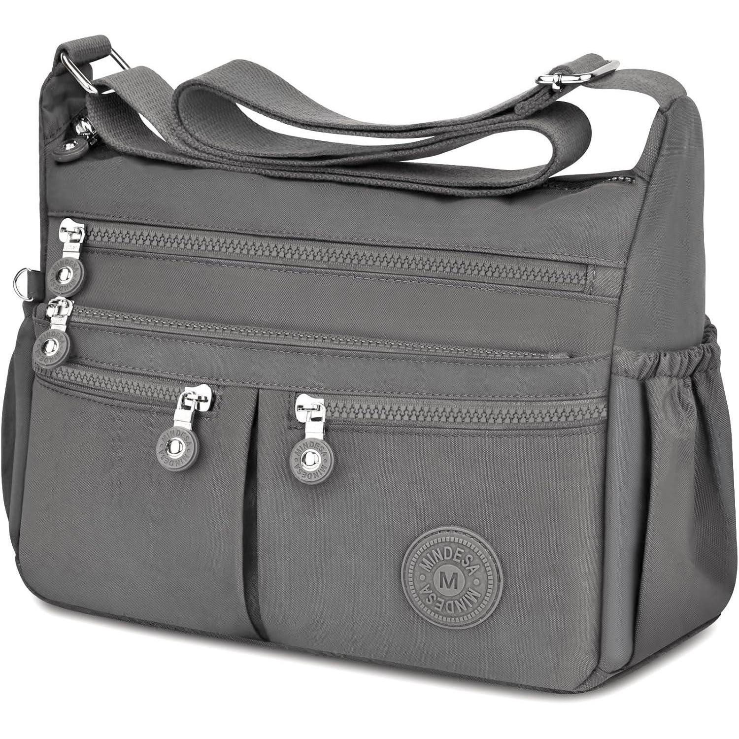 Umhängetasche Crossbody Bag Damen Große Kapazität Wasserdicht Nylon Umhängetasche