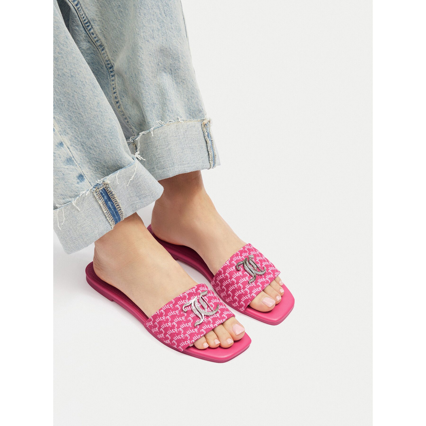 Juicy Couture Juicy Couture Damen Flip-Flops HY24111-1 Rosa Badepantolette