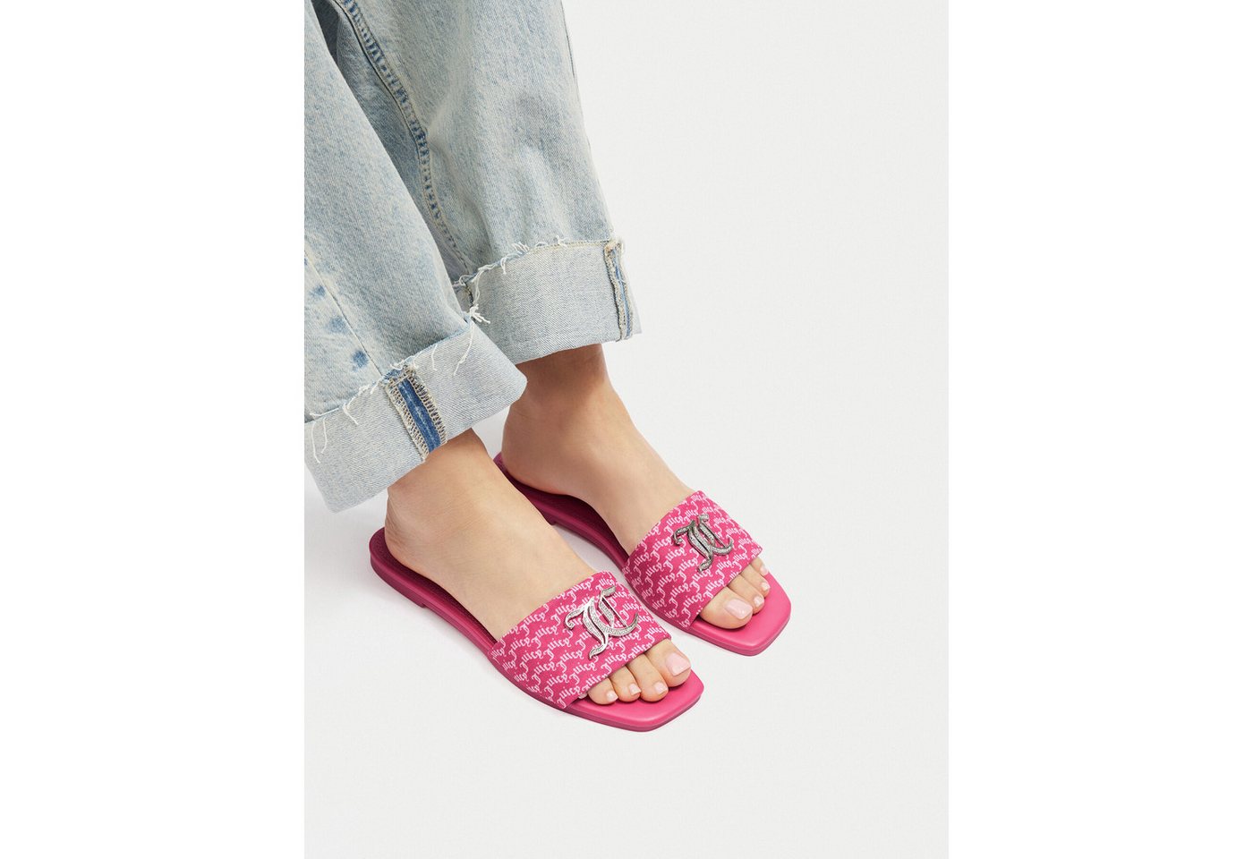 Juicy Couture Juicy Couture Damen Flip-Flops HY24111-1 Rosa Badepantolette