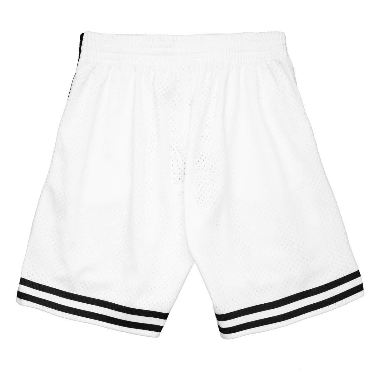 Boston NBA & Mitchell Ness Swingman Shorts 1985 White Celtics