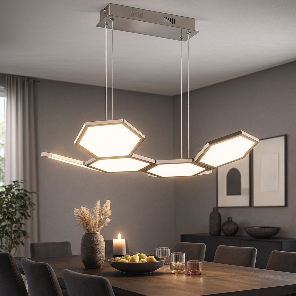 WOFI LED-Hängeleuchte, LED-Leuchtmittel fest verbaut, Warmweiß, Pendellampe Pendelleuchte Esstischlampe Deckenlampe Deckenleuchte