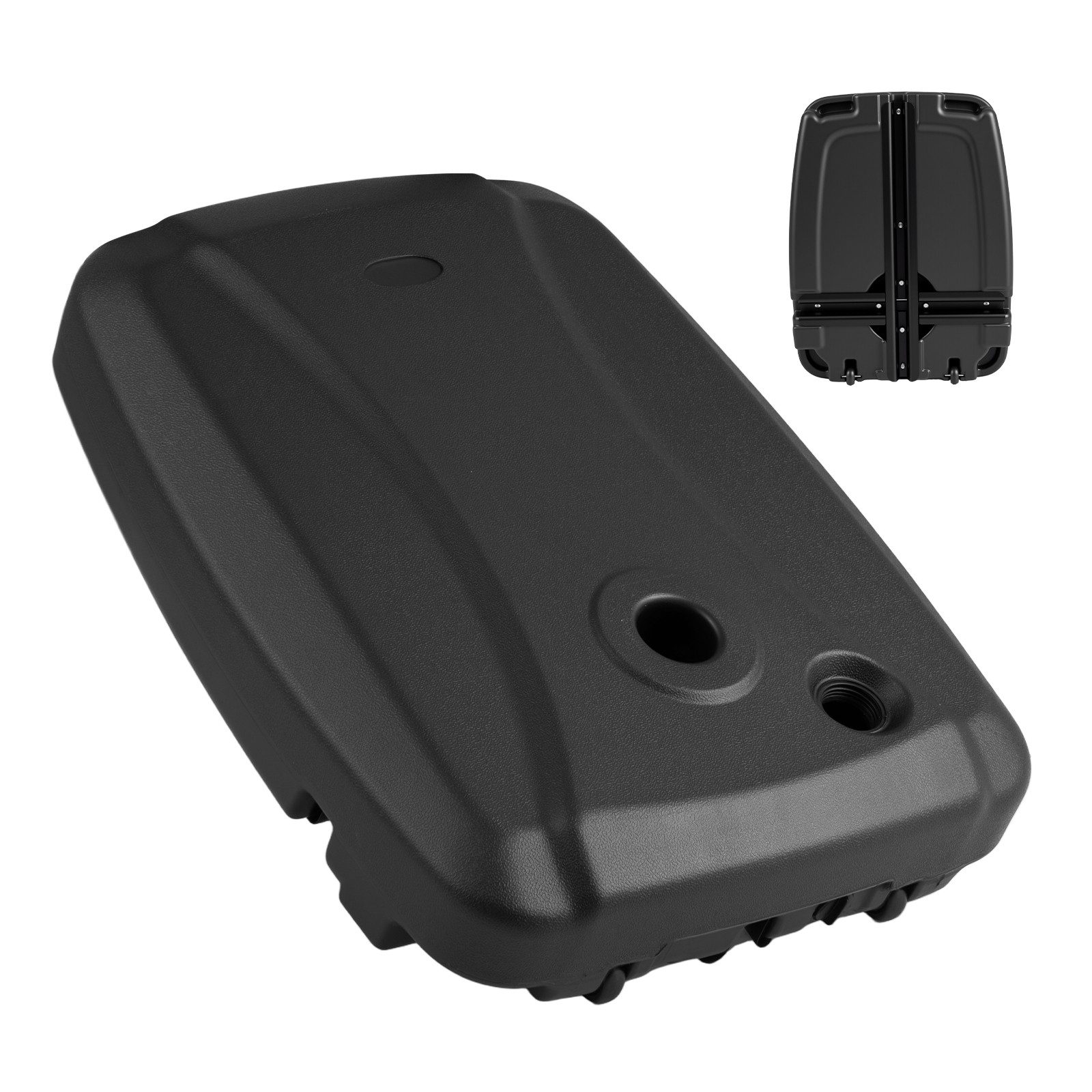 COSTWAY Schirmständer, Ampelschirmständer mit Rollen, Kreuzfuß, befüllbar