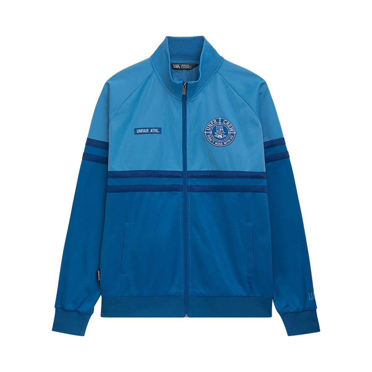 Trainingsjacke Unfair Athletics Herren Tracktop DMWU royal/skyblue