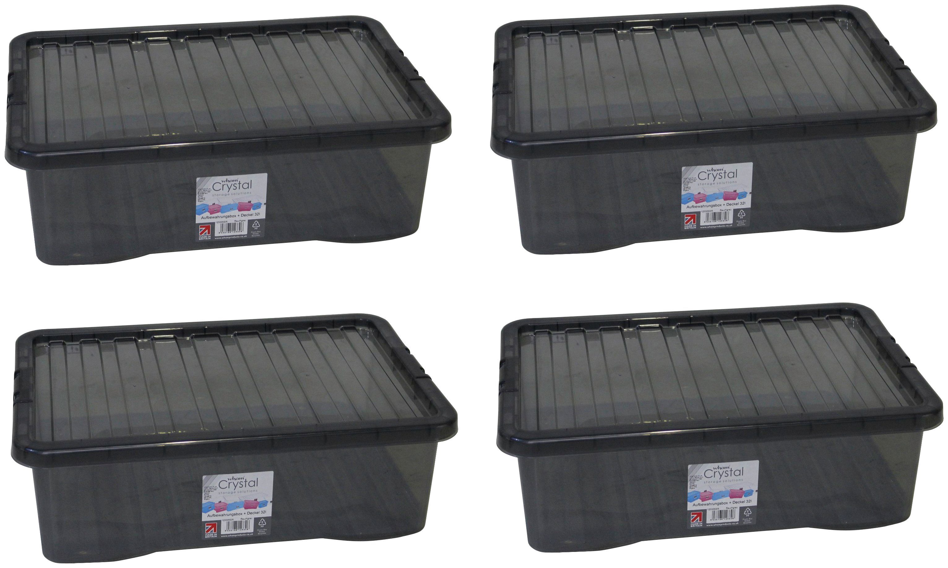 WHAM – What more UK Aufbewahrungsbox »Crystal-Boxen« (Set, 4 Stück), je