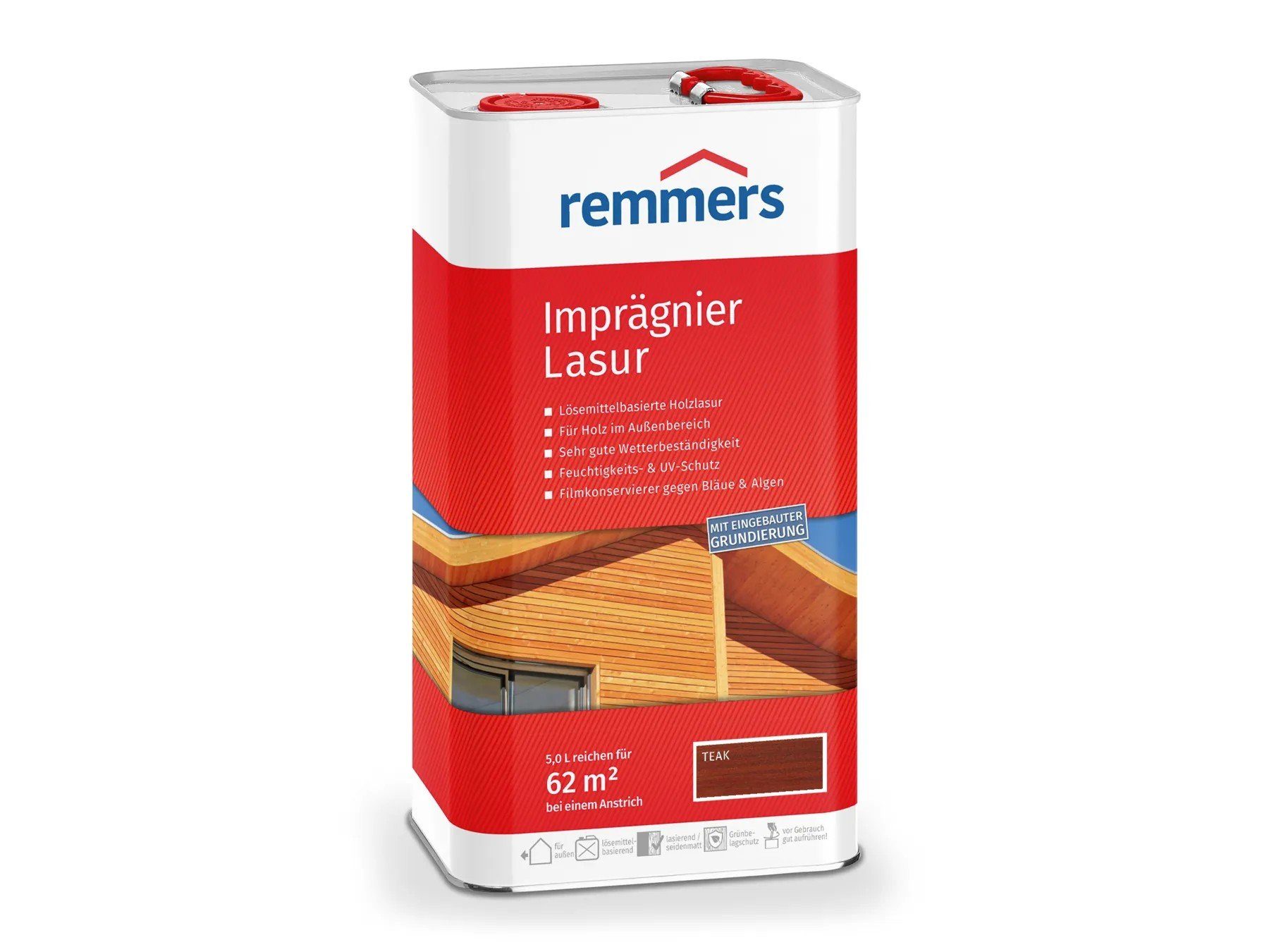 Remmers Holzschutzlasur Imprägnier-Lasur teak (RC-545)