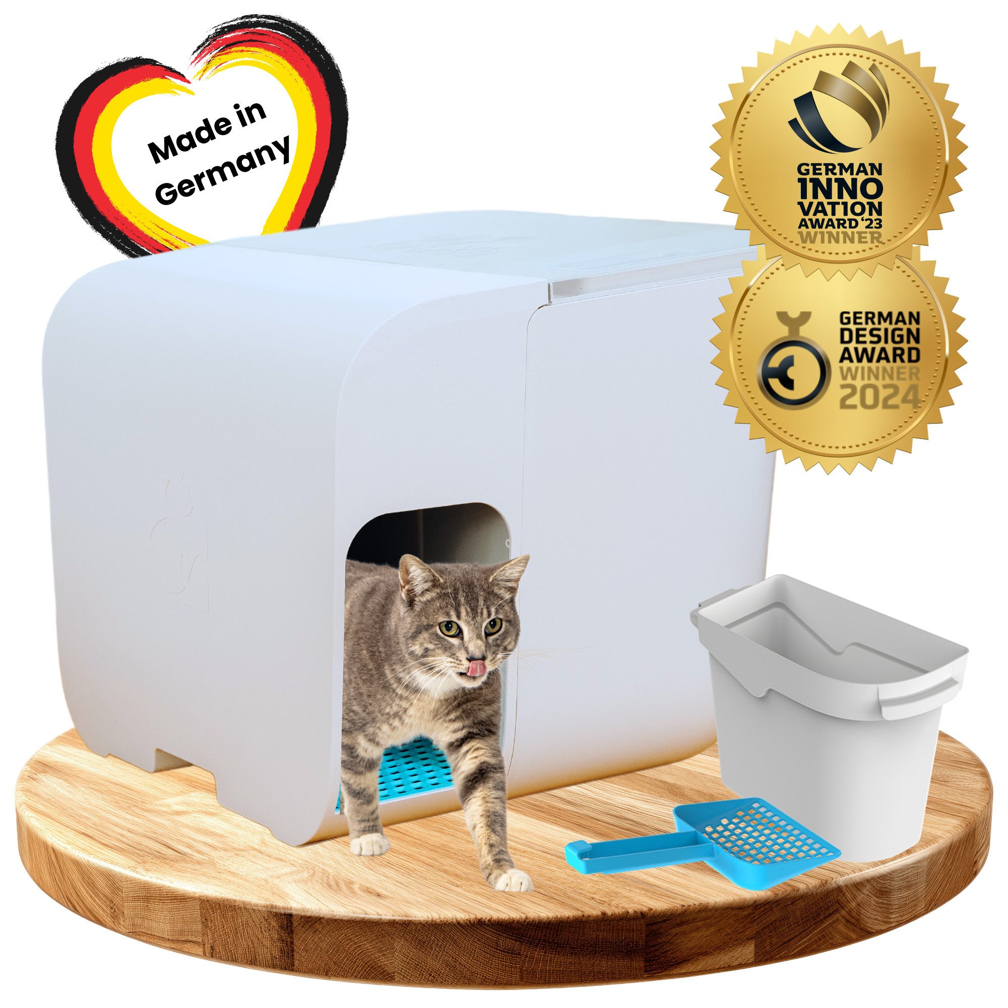elly&bruce Katzentoilette, innovative Katzentoilette "Cloou", XL Katzenklo günstig online kaufen