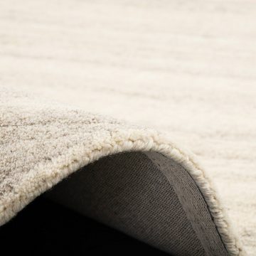Wollteppich Natur Teppich Berber Aruna Meliert Rund, Pergamon, Rund, Höhe: 18 mm