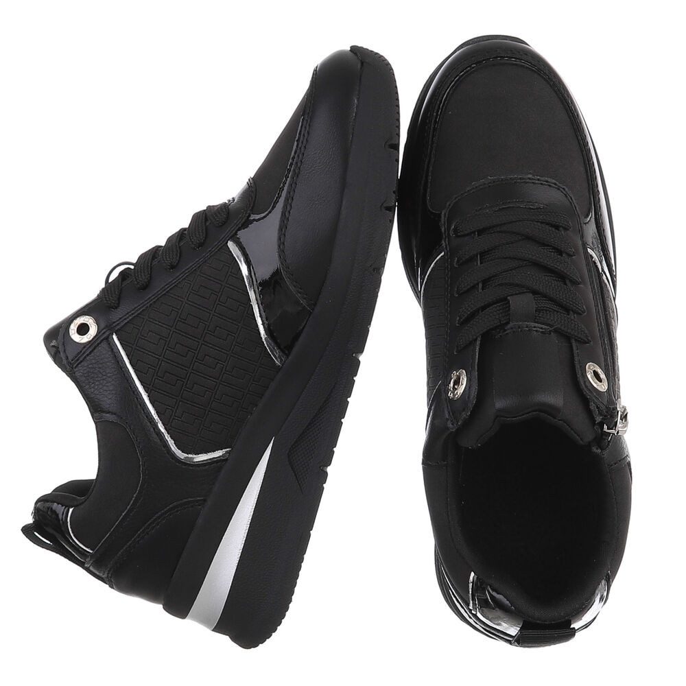 Ital-Design Modischer Sneaker mit Reißverschluss für Damen Sneaker (9126144 günstig online kaufen