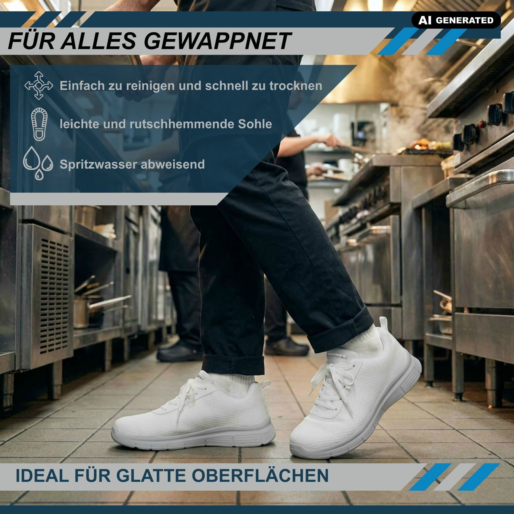 ELIWORX COLORADO O1 FO SR nach EN ISO 20347:2022+A1:2024 für Herren und Damen Berufsschuh stoßdämpfend, atmungsaktiv mit herausnehmbarem Fußbett