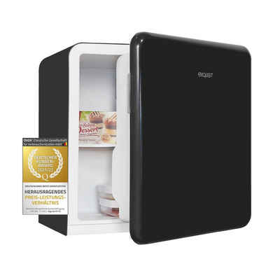 exquisit Kühlschrank CKB45-0-031F, 50 cm hoch, 48.5 cm breit, kompakter Mini-Kühlschrank mit Eisfach