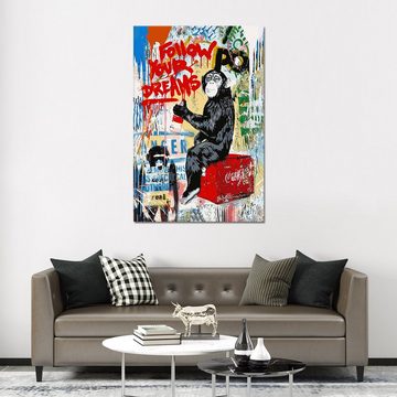 ArtMind XXL-Wandbild Follow dreams, Premium Wandbilder als Poster & gerahmte Leinwand in 4 Größen, Wall Art, Bild, Canva