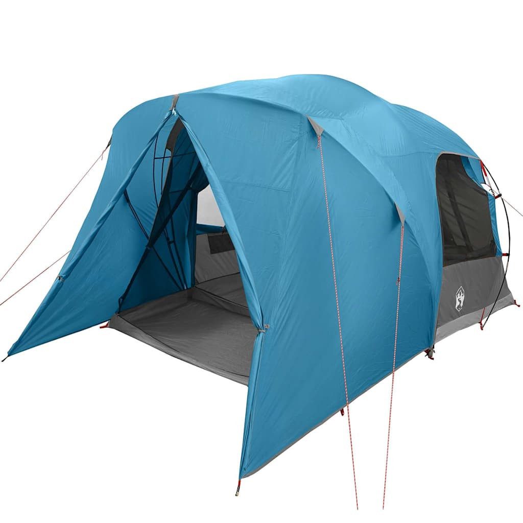 vidaXL Kuppelzelt Dome Zelt für 6 Personen mit Dach Blau 500 x 314 x 206 cm, (1 tlg)